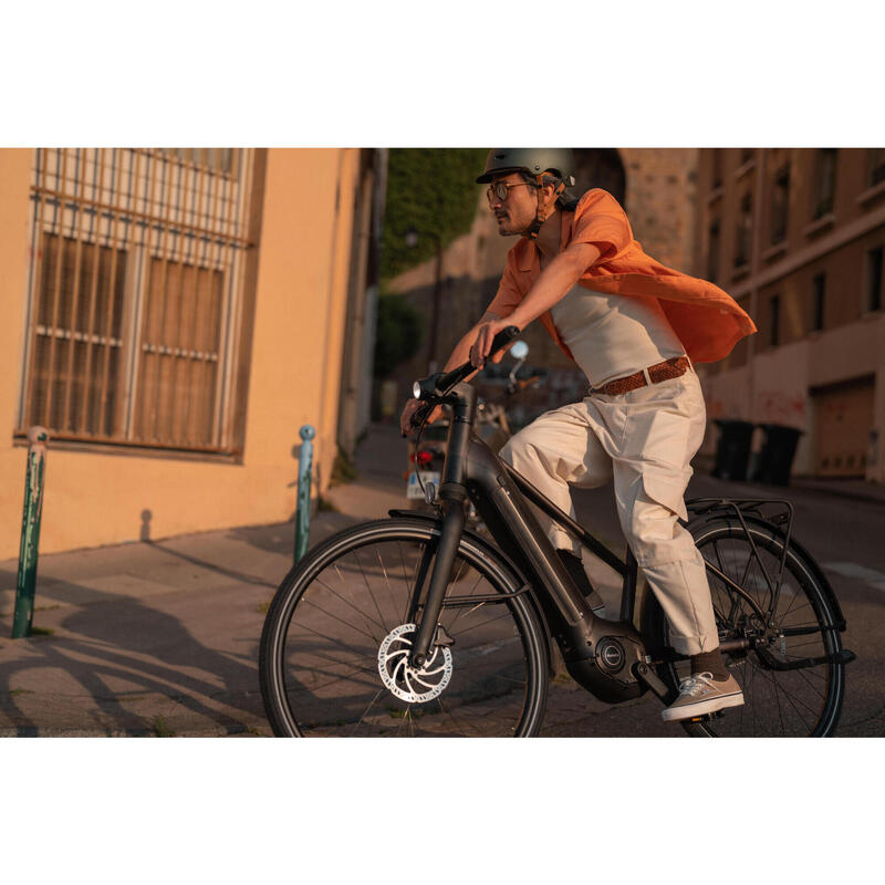 Elektrische stadsfiets met automatische Owuru versnelling LD 920E hoog frame