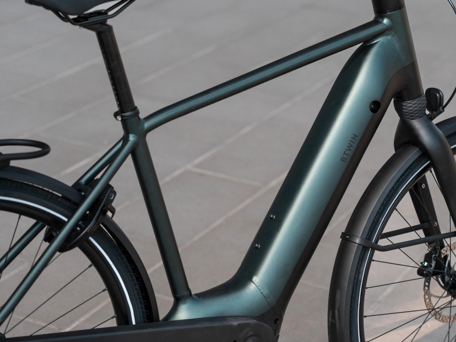 Le cadre d'un vélo électrique