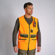 Gilet caccia 500 reversibile fluo/verde