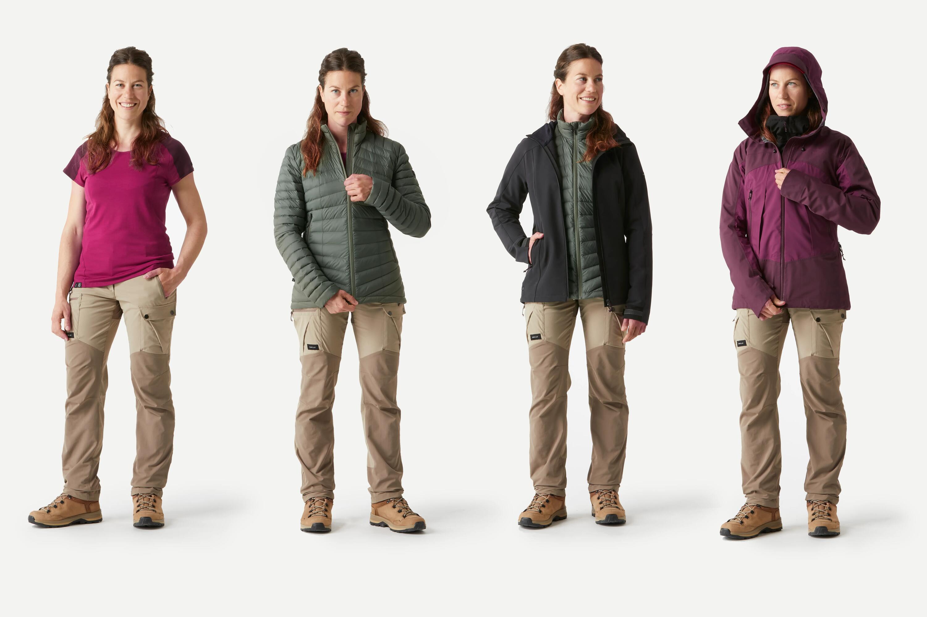 Choosing the right clothes for trekking, using the 4-layer technique