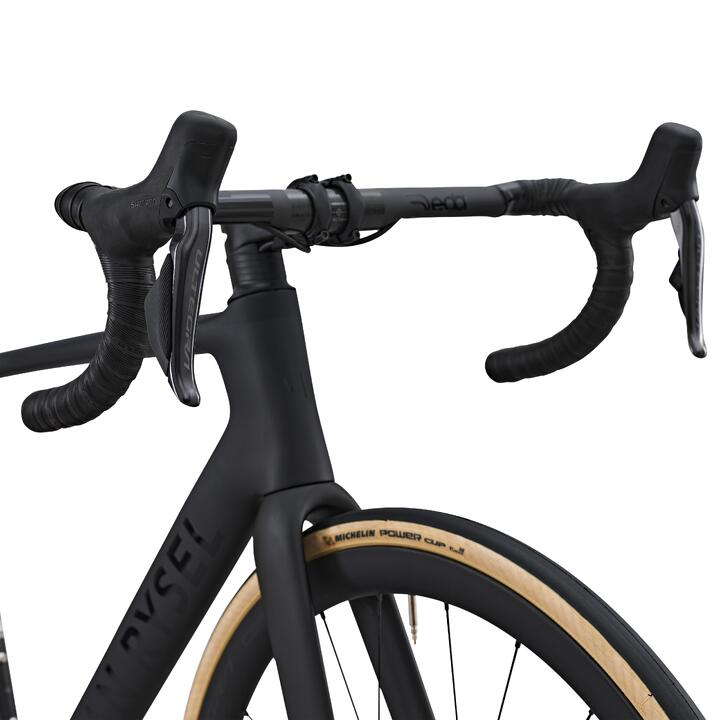 VELO DE ROUTE RCR PRO SHIMANO ULTEGRA DI2 CAPTEUR DE PUISSANCE CARBONE BRUT VAN RYSEL Decathlon
