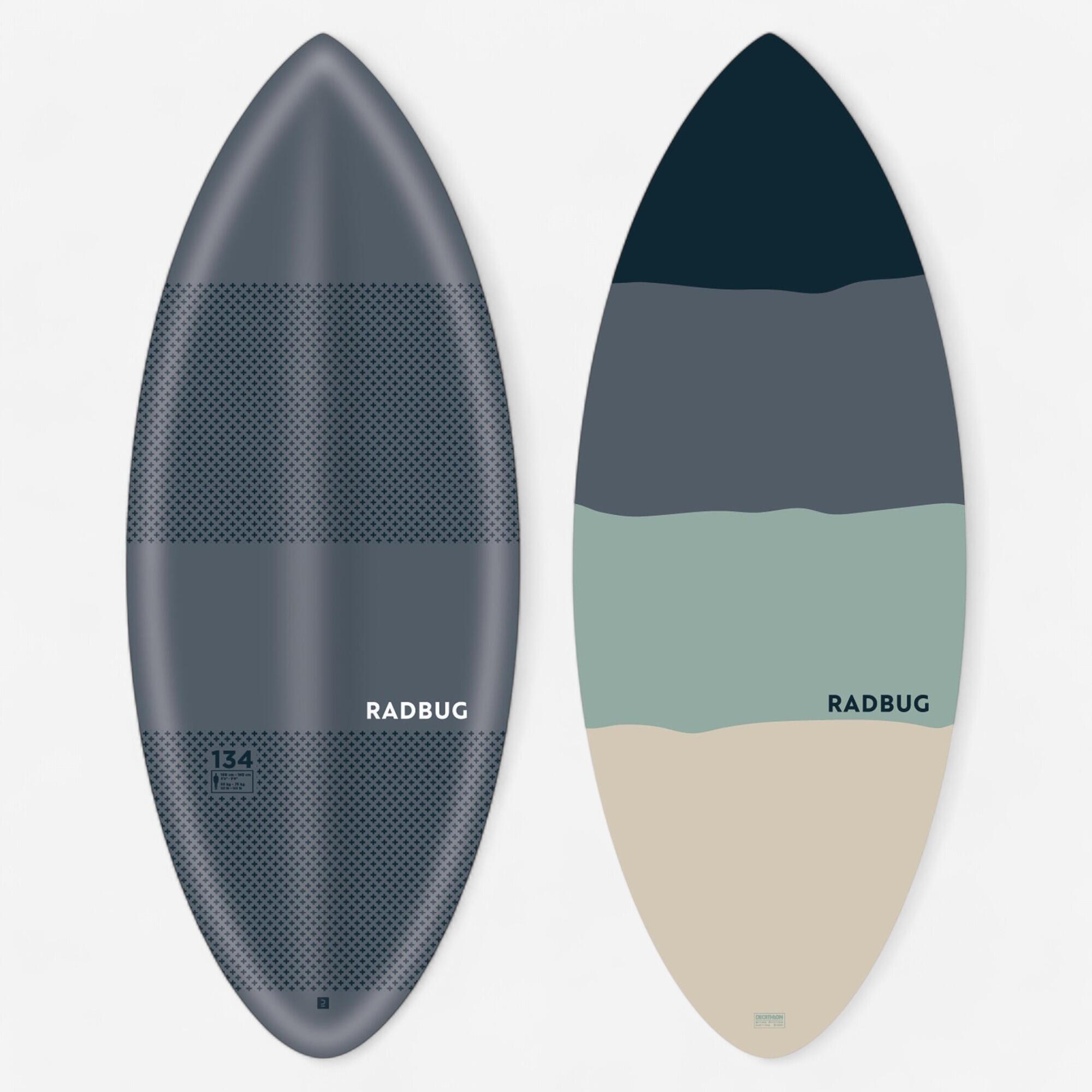 Radbug - Skimboard Mousse Adulte - 500 Bleu Gris - Skimboard - Surf Bodyboard Ski Nautique - - Taille Unique - Decathlon