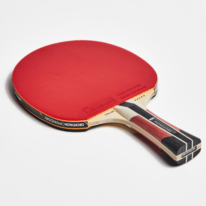 RAQUETE DE PING PONG CLUBE TTR 530 5* SPIN