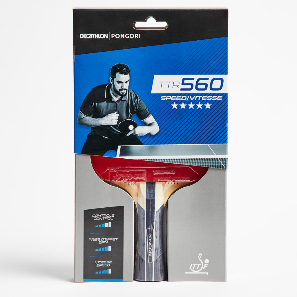 TTR 560 5* Speed Club Table Tennis Bat