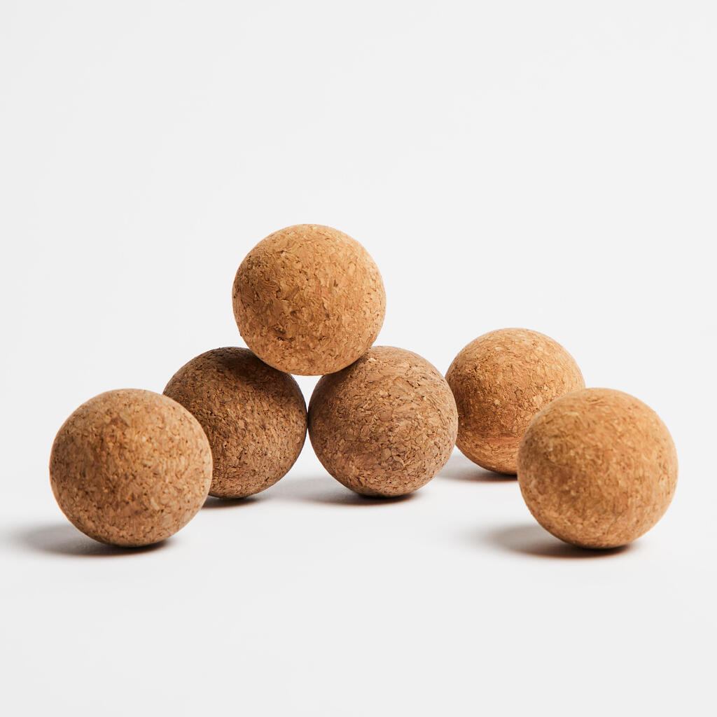 Cork Table Football Balls Set of 6 BBF 100
