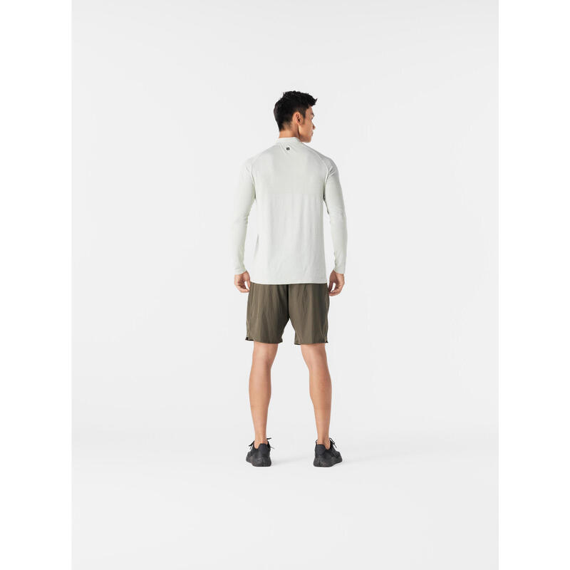 Men's Half Zip Long Sleeve T-shirt 900