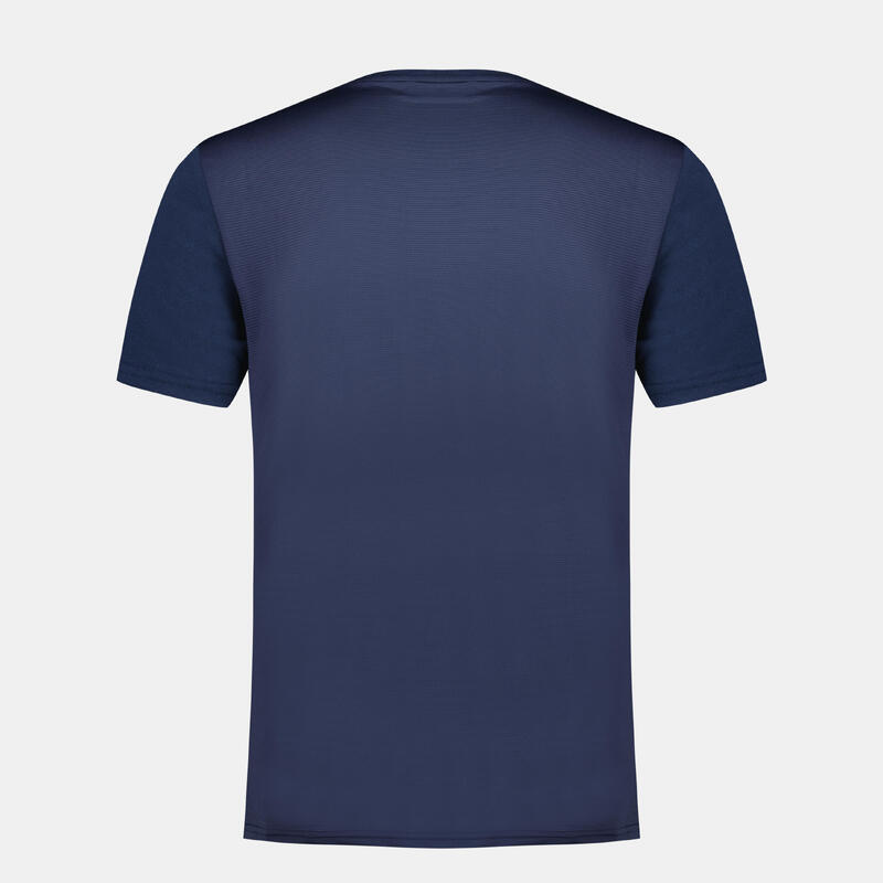 Le Coq Sportif Tennis Trainings T-Shirt blau