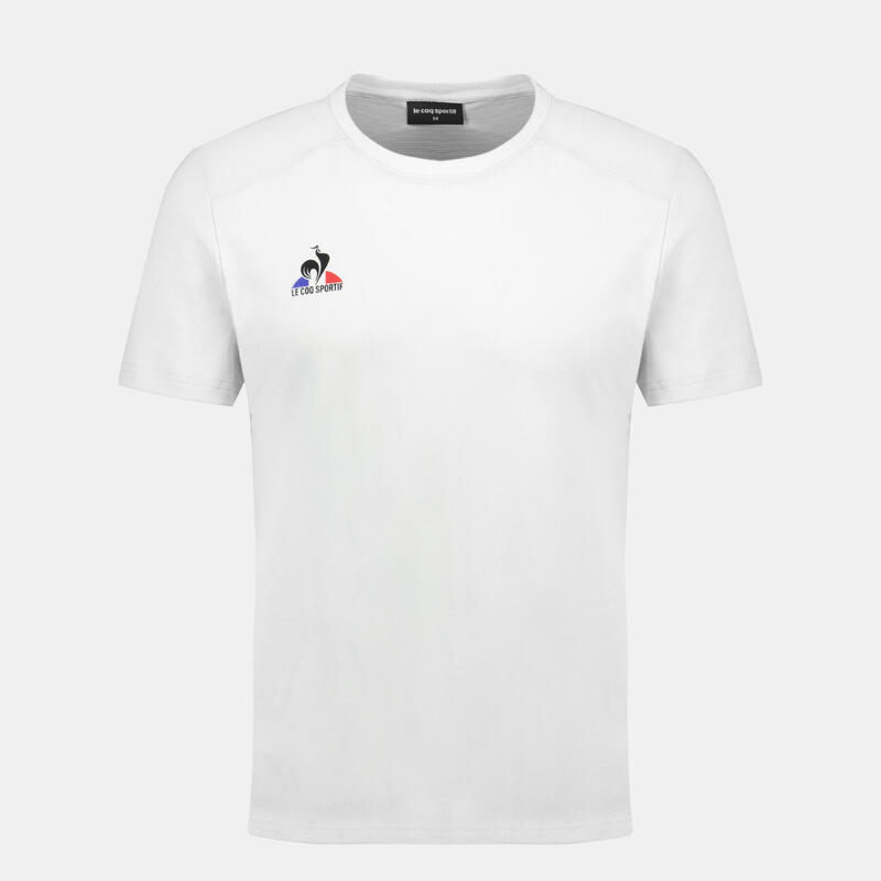Le Coq Sportif Tennis Trainings T-Shirt weiß
