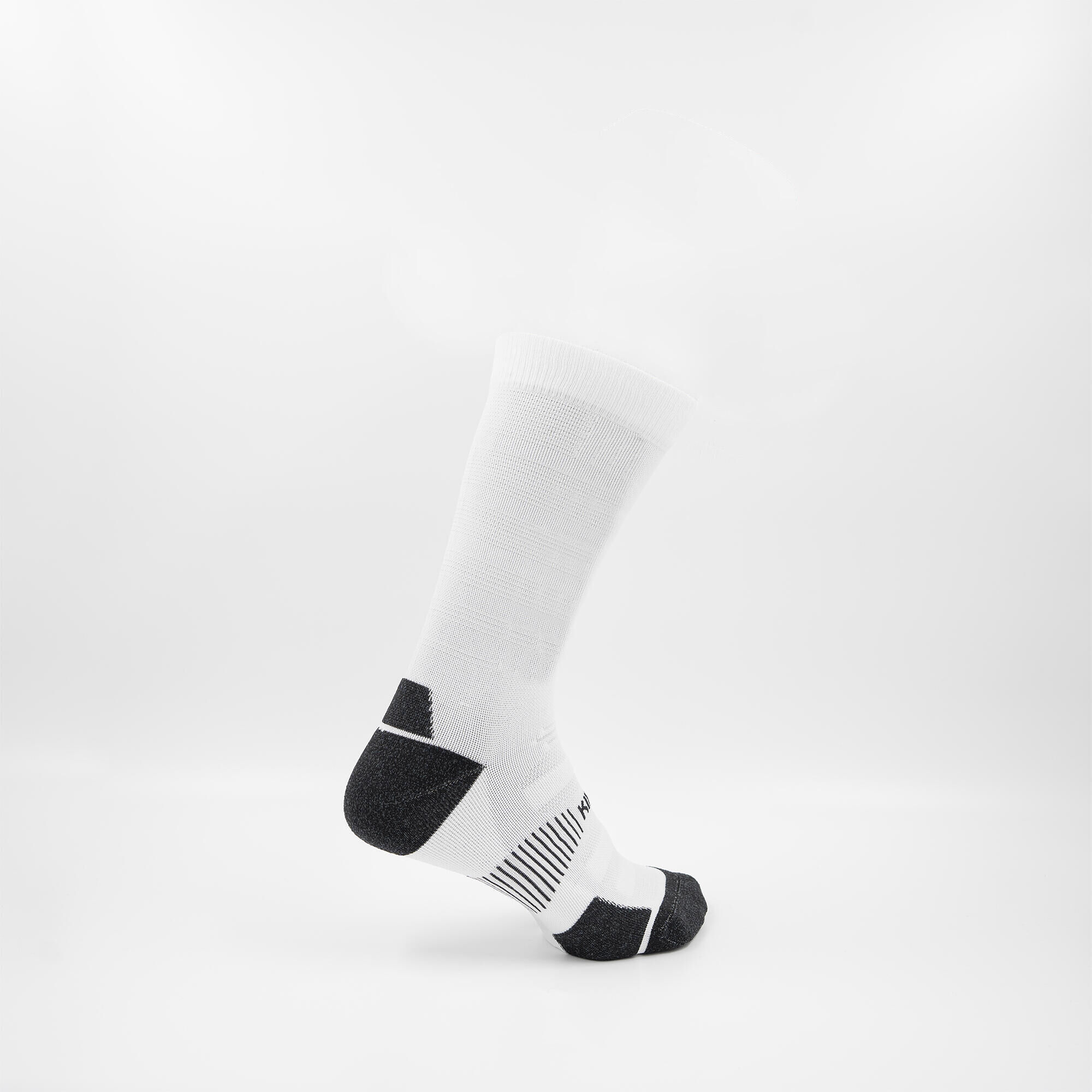 KIPRUN RUN900 MID-CALF THICK RUNNING SOCKS - PHOSPHORESCENT