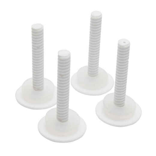 
      Pack of 4 foam surfboard screws - White
  