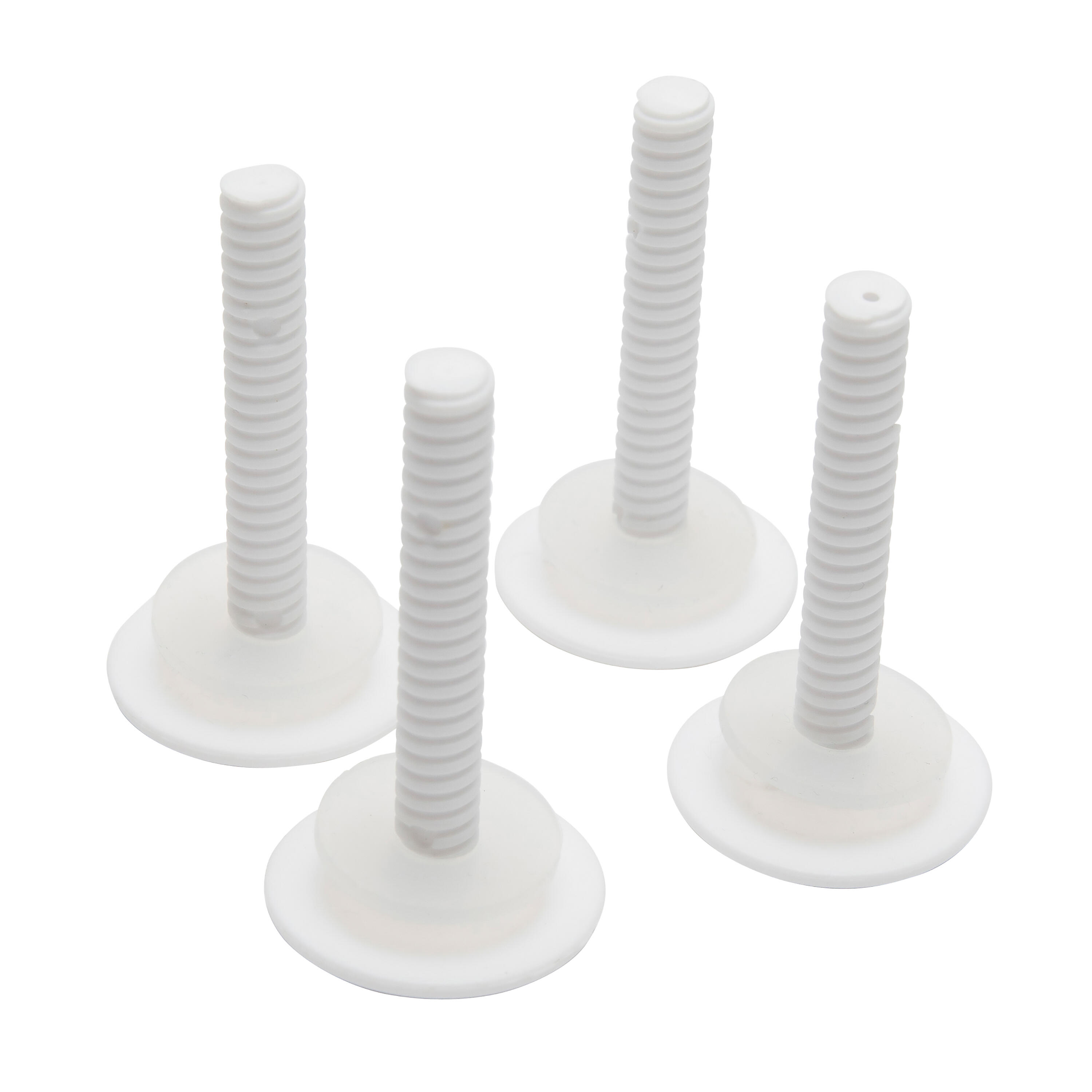 Pack of 4 foam surfboard screws - White 1/1
