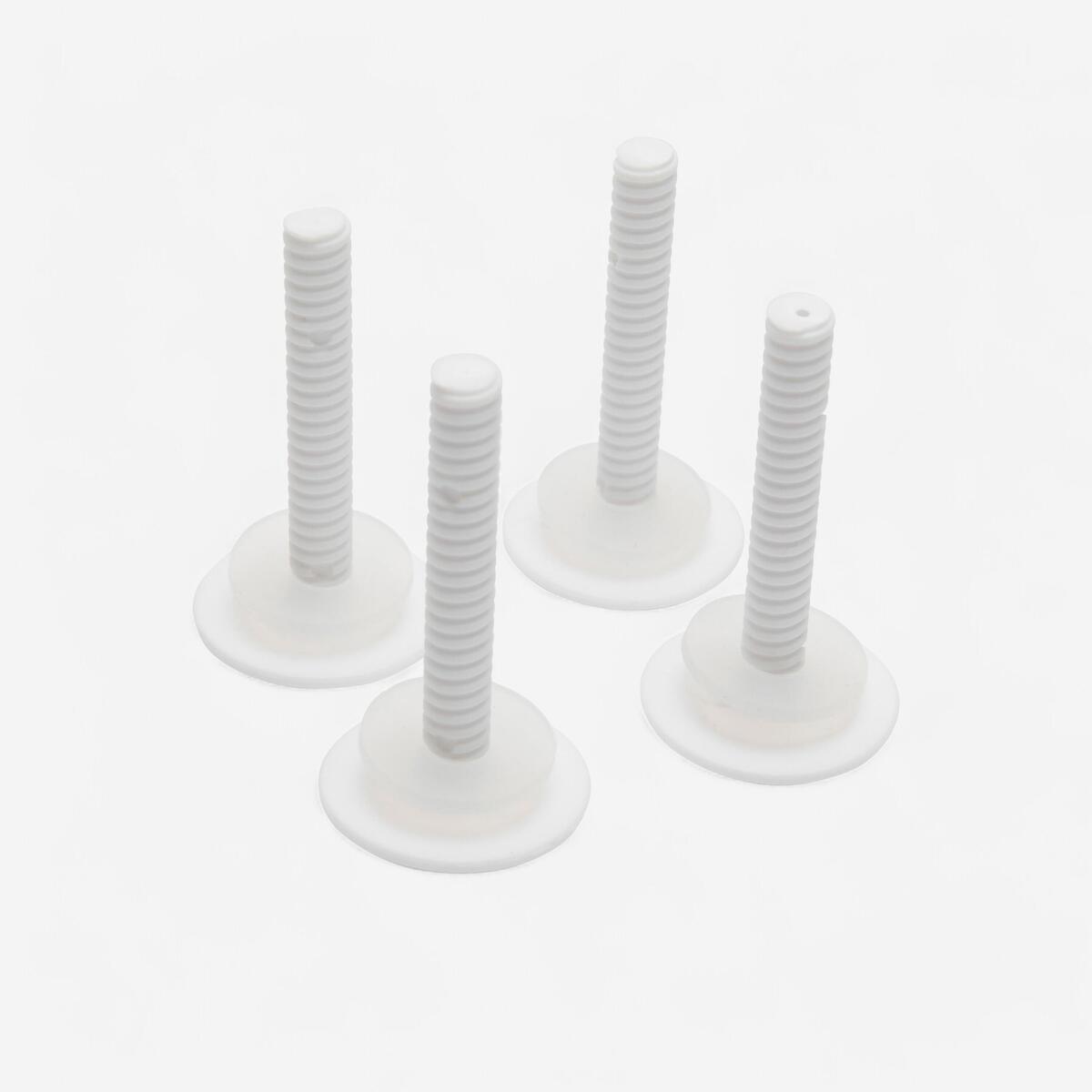 Lot de 4 vis pour planche de surf mousse - blanc
