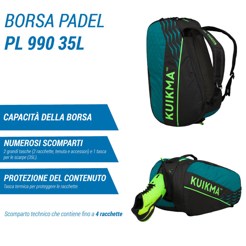 Borsa isotermica padel PL 900 35L verde