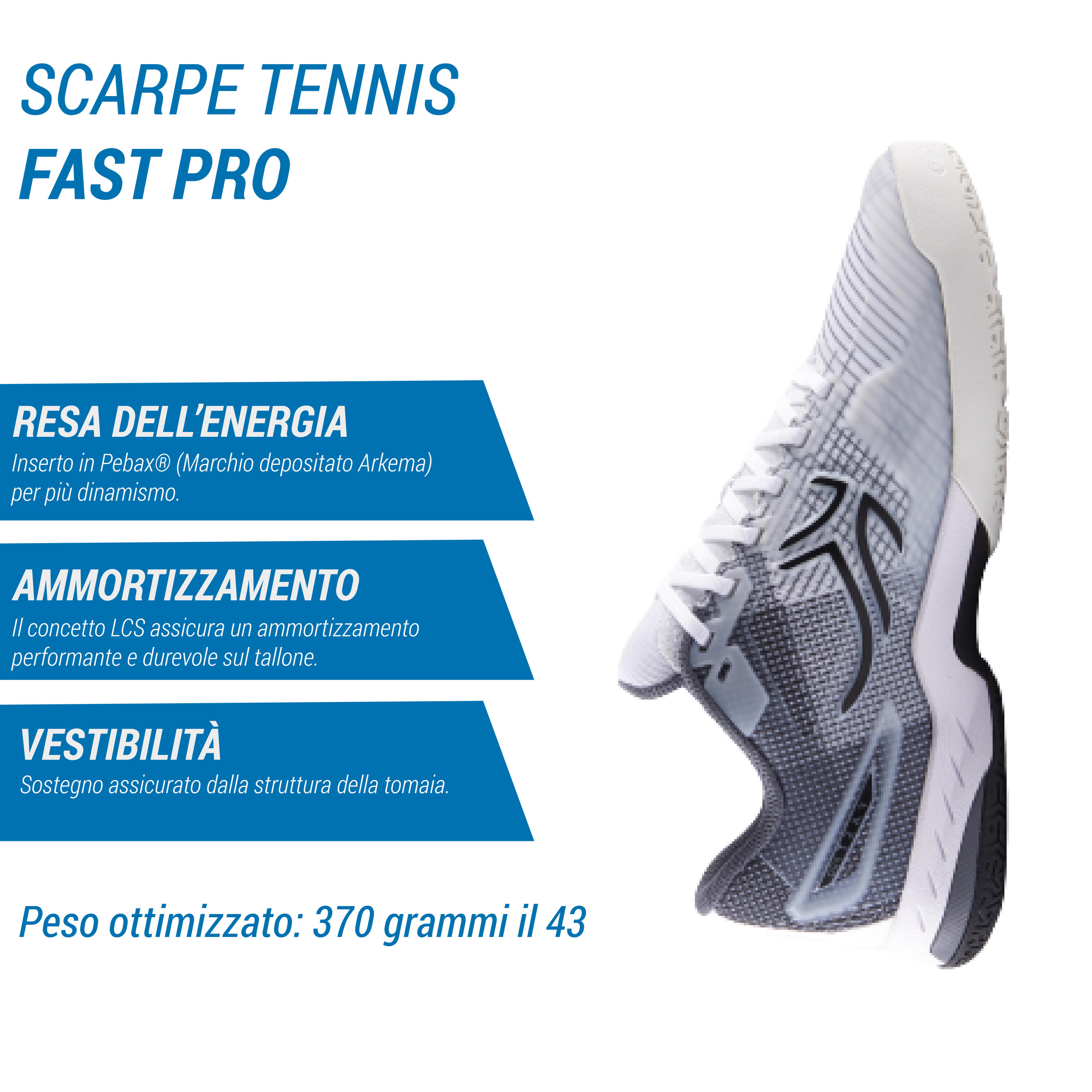 Scarpe tennis uomo TS 990 bianche 2/15
