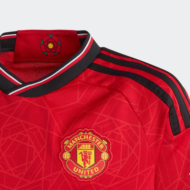 Manchester United shirt kind 23/24 thuisshirt rood/zwart