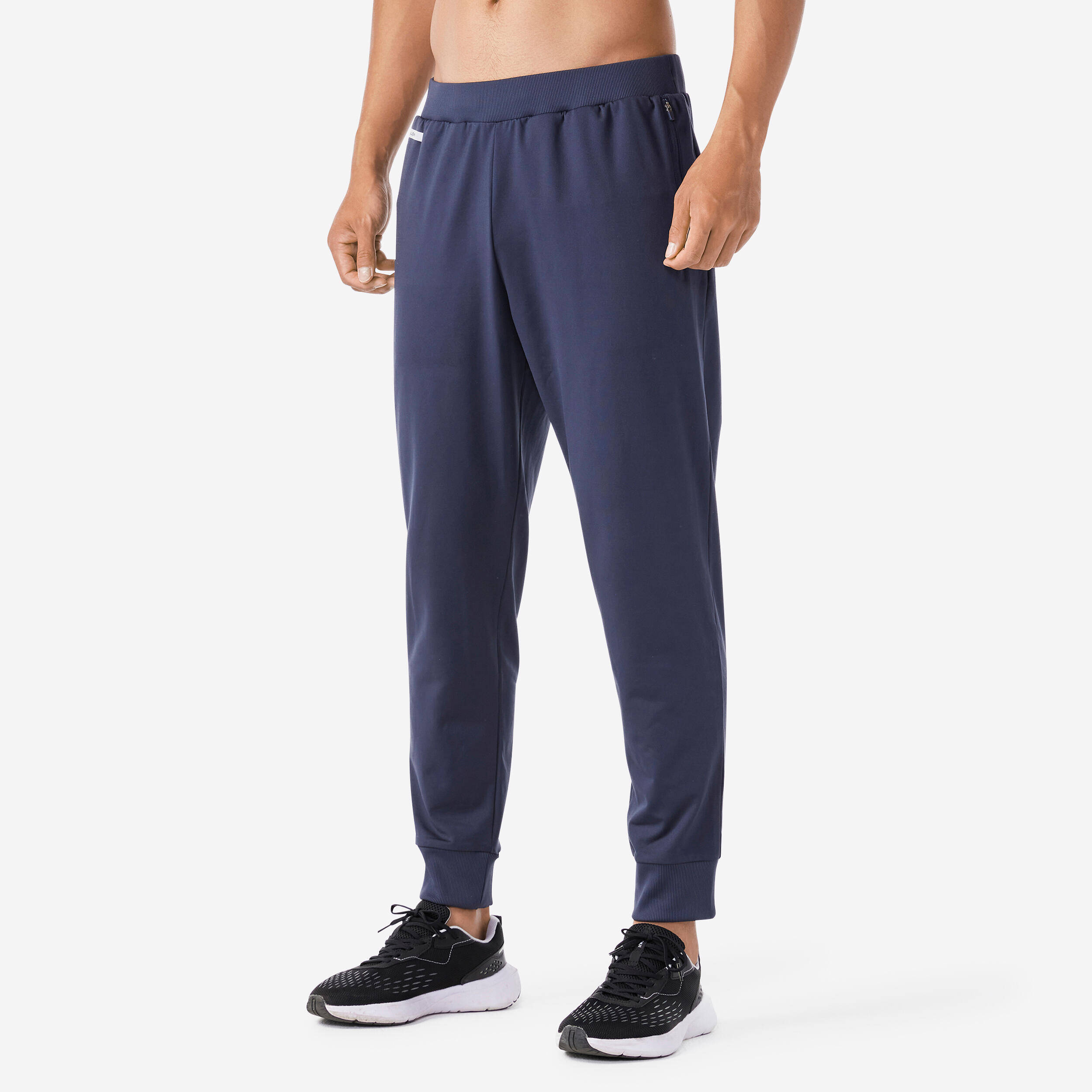 Men Running Track Pants - Warm 100 - Dark Blue -  1