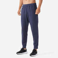 Men's KIPRUN Run 100 Warm Running Trousers - Dark Blue