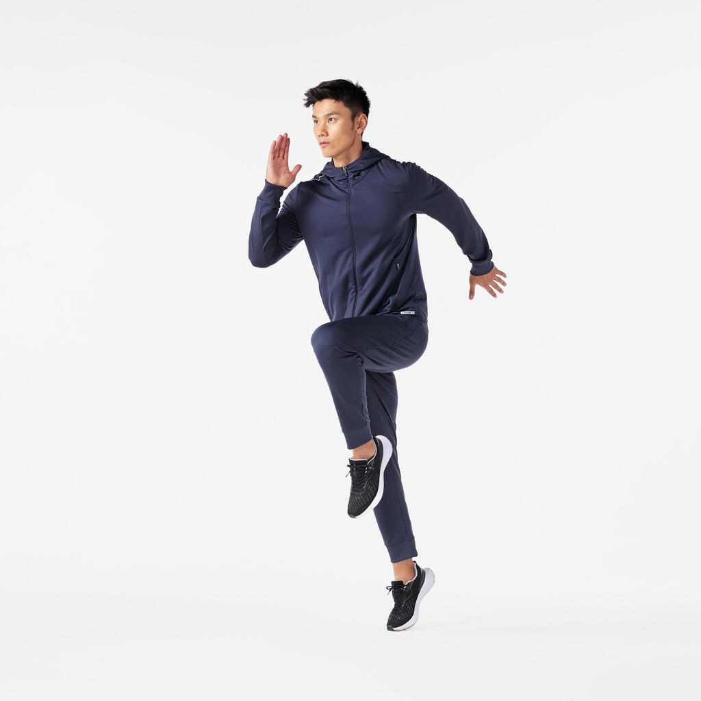 Jakna za trčanje Kiprun Run 100 Warm muška - crna