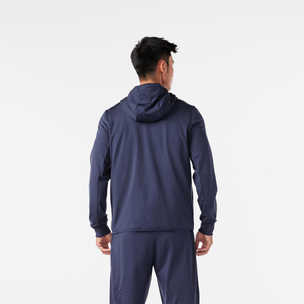 Men's warm running jacket - KIPRUN RUN 100 Warm - Black
