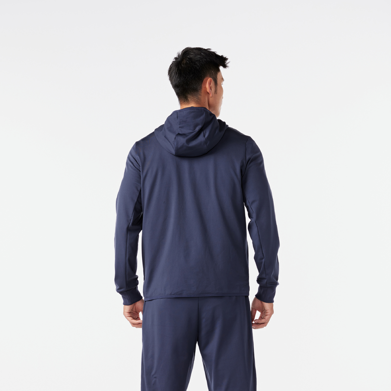 Veste chaude de running Homme KIPRUN RUN 100 Warm Bleue fonce pour les clubs et collectivites Decathlon Pro