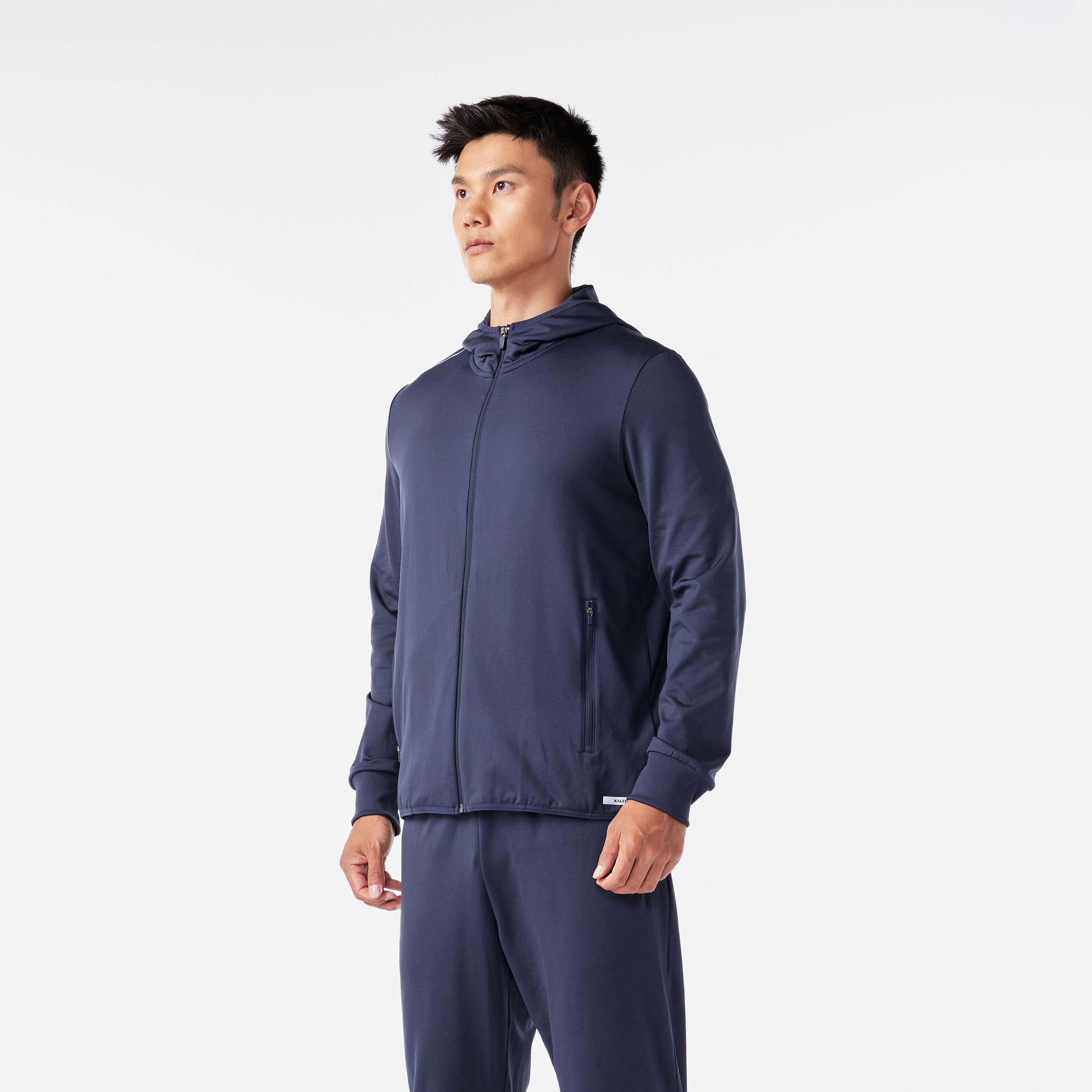 Chaqueta calida de running Hombre KIPRUN Run 100 Warm Negro Decathlon