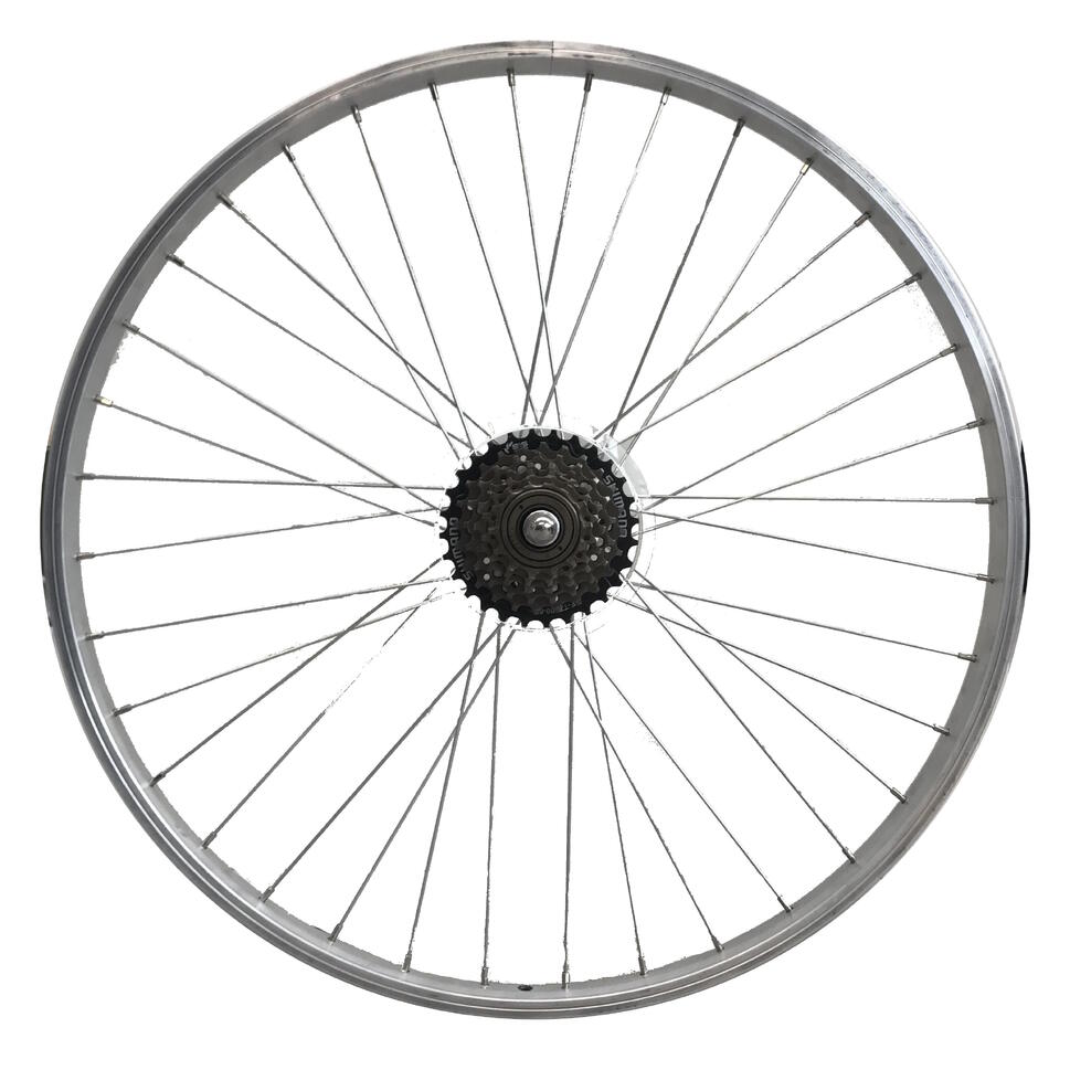 Ruota Posteriore Redondo 26 Pollici - Cerchio Profilo V 36 Fori - 6 Velocit&agrave; - Alluminio