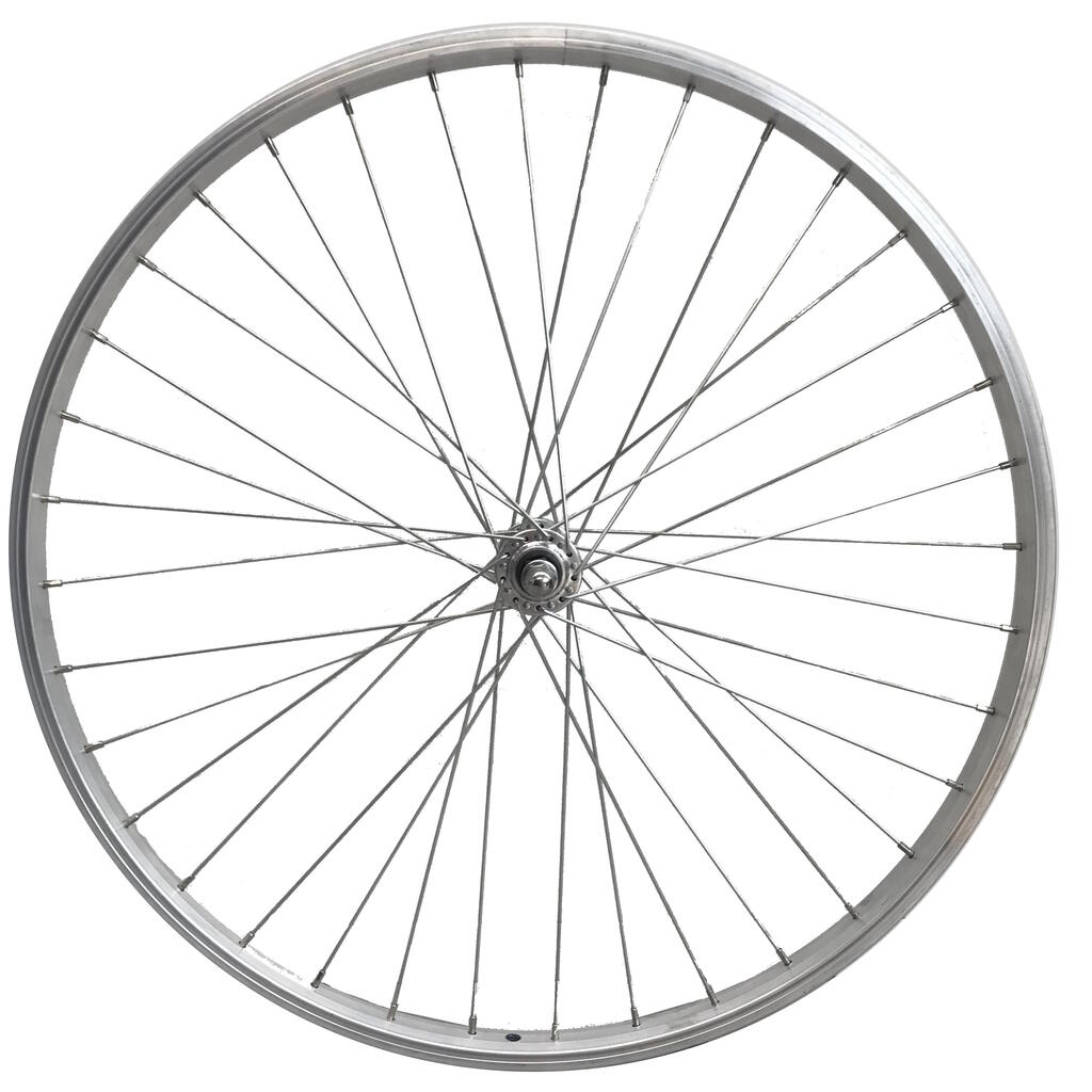 Vorderrad 26 Zoll Alu-Hohlkammerfelge V-Brake silber