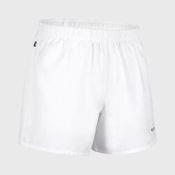 Short rugby adulte avec poches R100 blanc