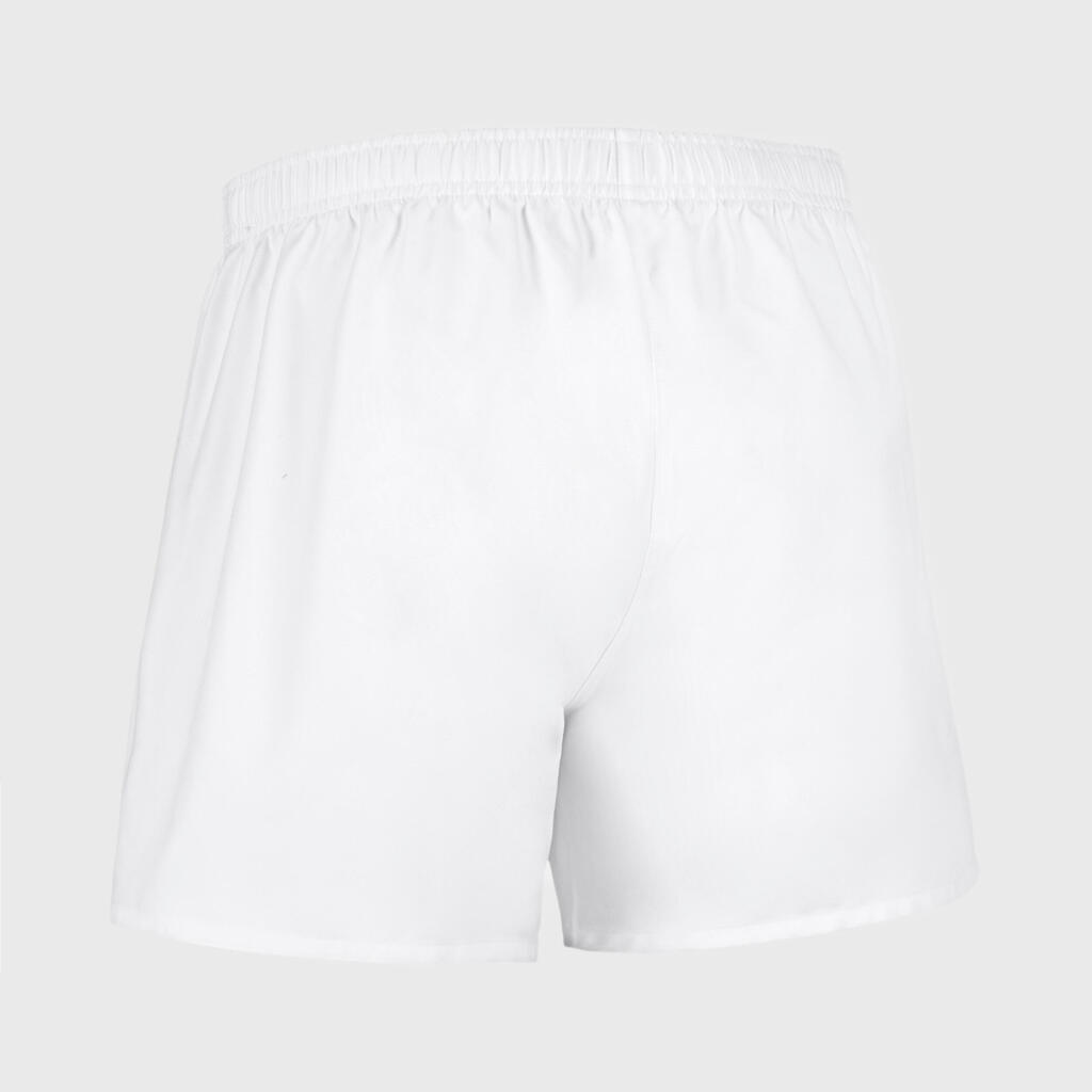 Damen/Herren Rugby Shorts mit Taschen - R100 weiss