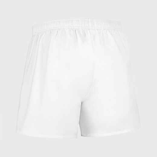 
      Short rugby adulte avec poches R100 blanc
  