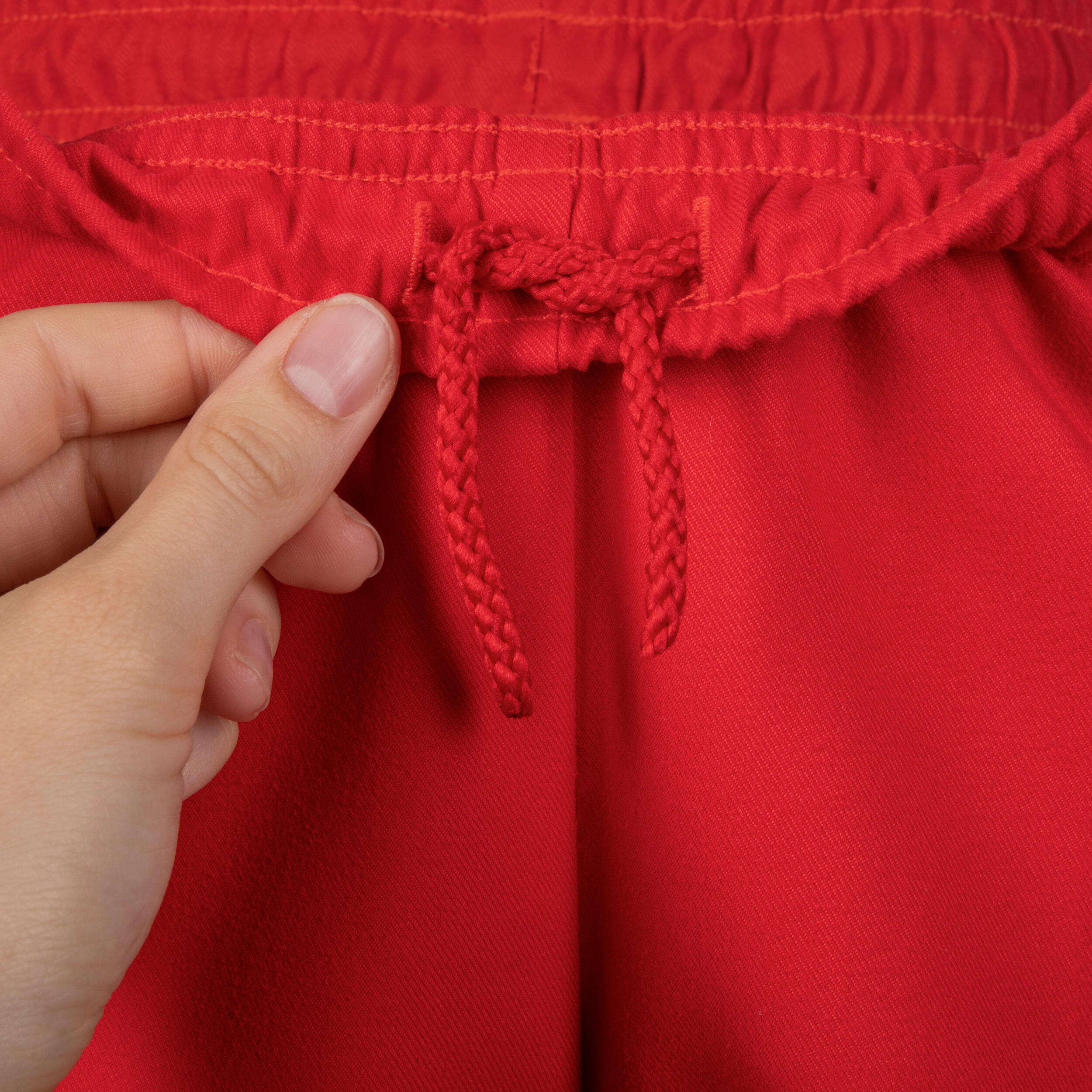 Adult Rugby Shorts with Pockets R100 - Red 5/6