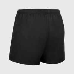 Adult Rugby Shorts with Pockets R100 - Black