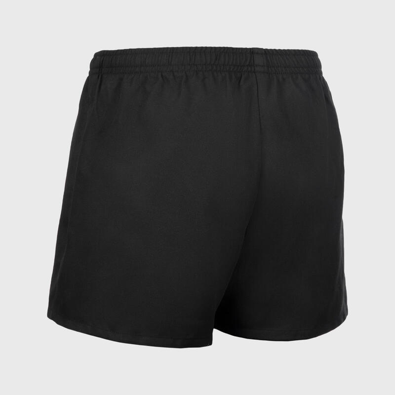 Damen/Herren Rugby Shorts mit Taschen - R100 schwarrz