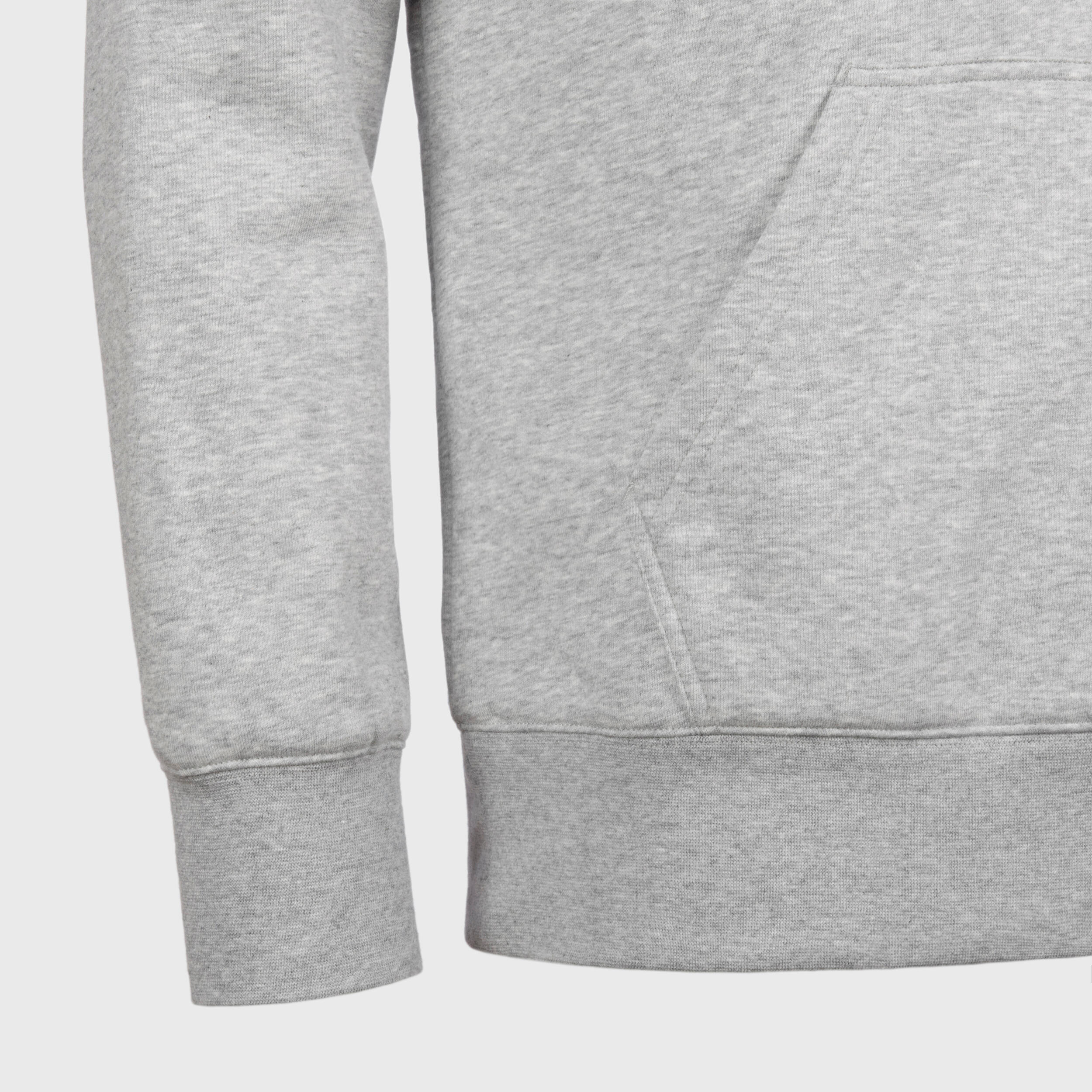 Adult Rugby Hoodie - Grey 3/4