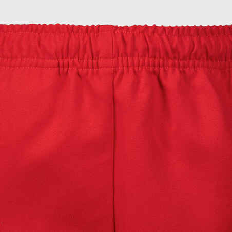 Adult Rugby Shorts with Pockets R100 - Red