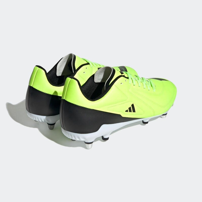 Rugbyschoenen voor volwassenen RS 15 SG hybride fluogeel