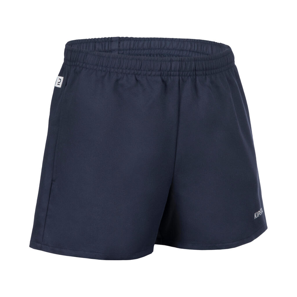 Damen/Herren Rugby Shorts mit Taschen - R100 weiss