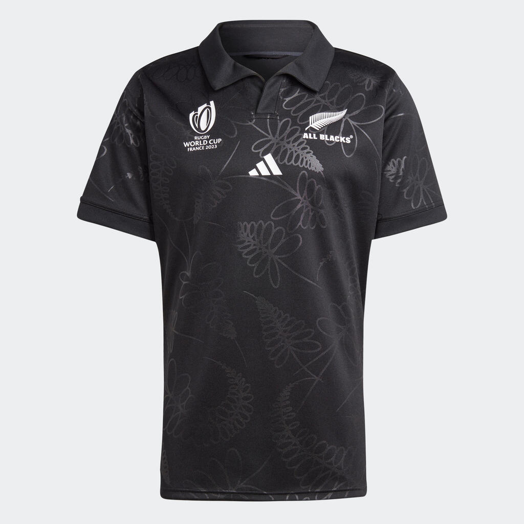 Damen/Herren Rugby Trikot - All Blacks Neuseeland Replica 2023 schwarz 