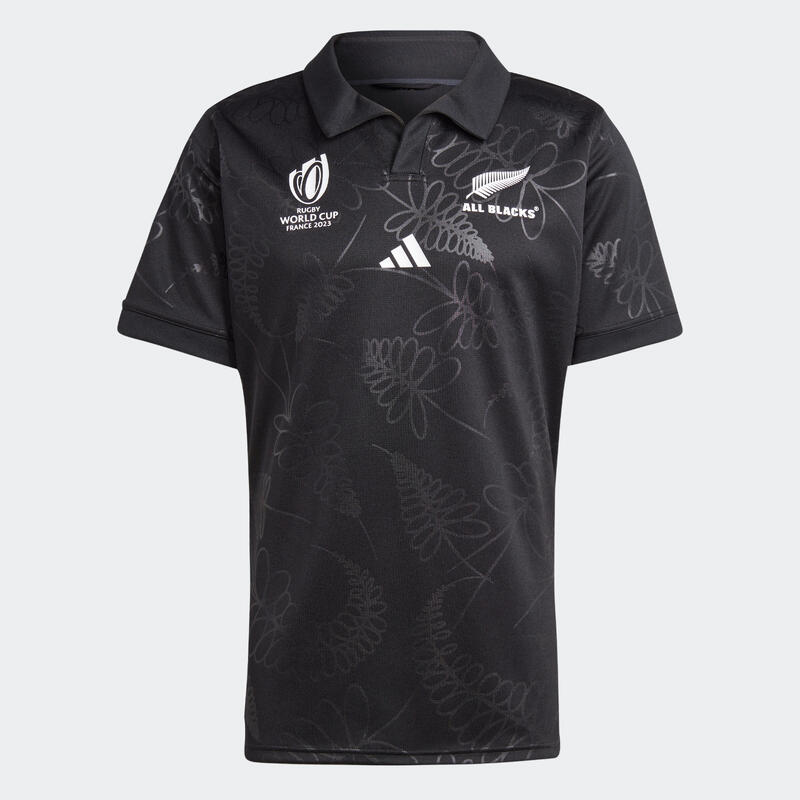 CAMISETA DE RUGBY ADIDAS ALL BLACKS RÉPLICA NUEVA ZELANDA 2023 NEGRO ADULTO