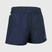 Adult Rugby Shorts with Pockets R100 - Blue