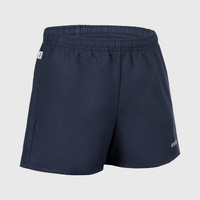 Short rugby adulte avec poches R100 bleu