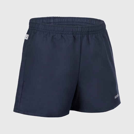 
      Kratke hlače za ragbi s džepovima R100 za odrasle plave
  