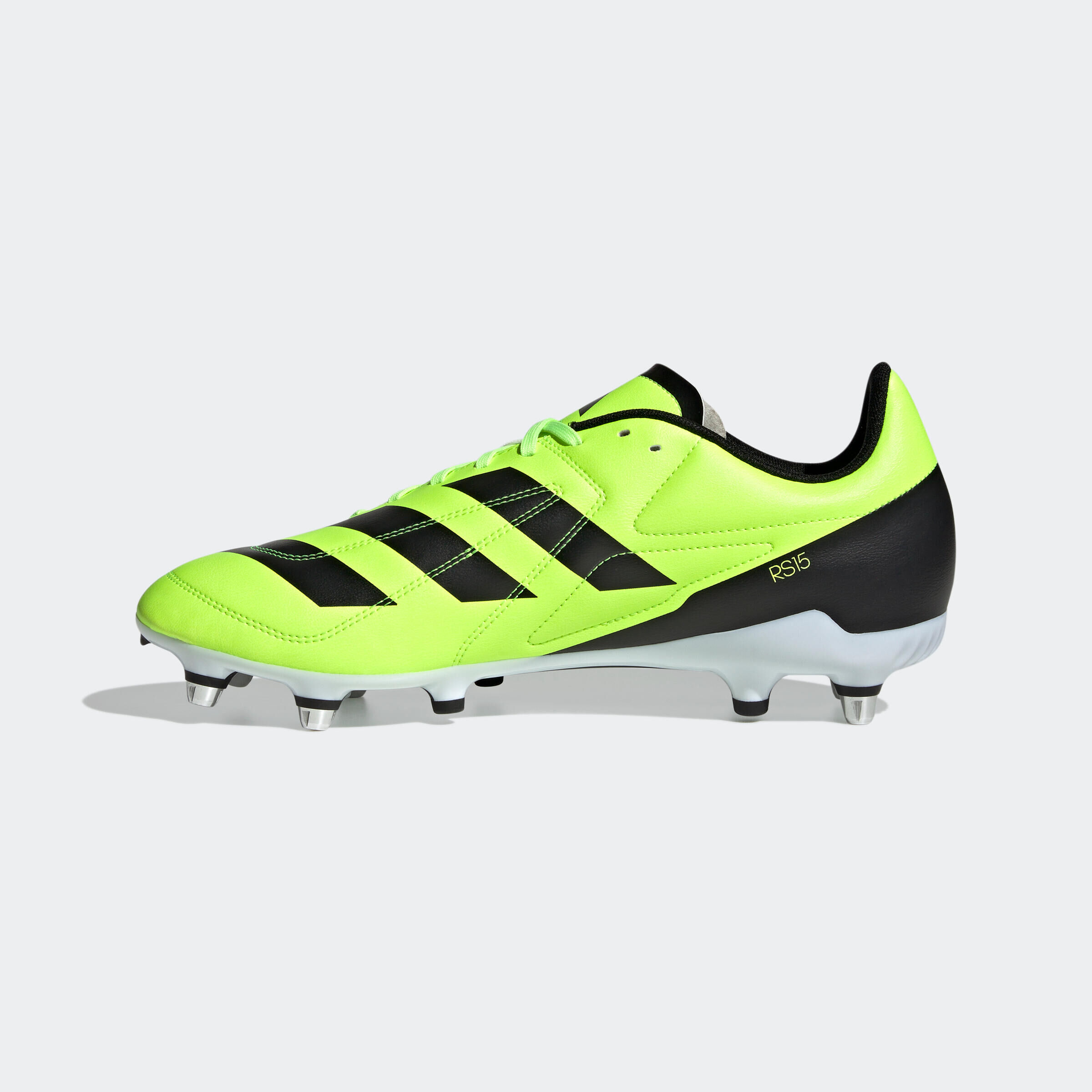 ADIDAS Adult Rugby Boots RS 15 SG Hybrid - Neon Yellow