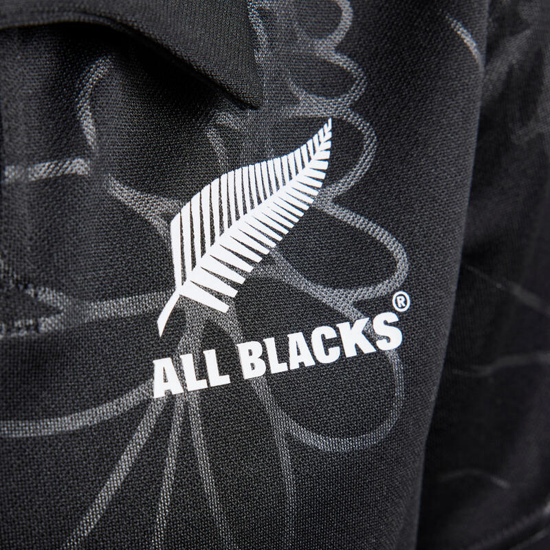 Tricou Rugby All Blacks Noua Zeelandă Negru RWC23 Copii