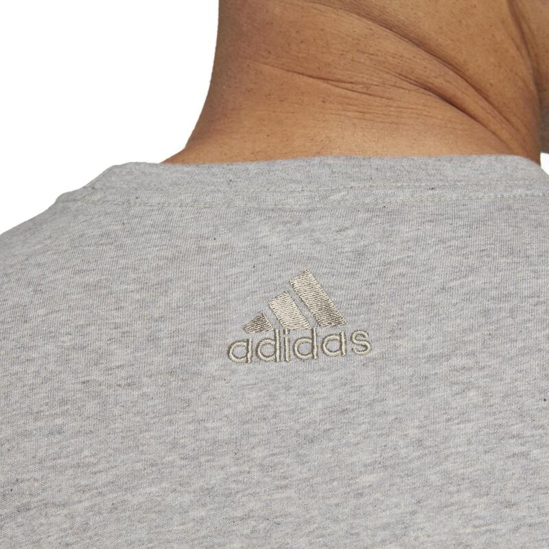 Camiseta Fitness Soft Training adidas Hombre Gris