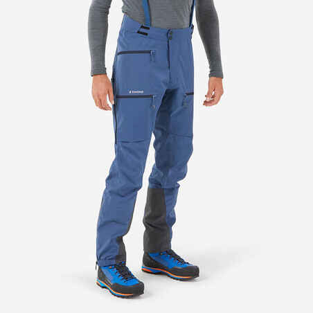 Men's mountaineering waterproof ICE trousers - Slate blue