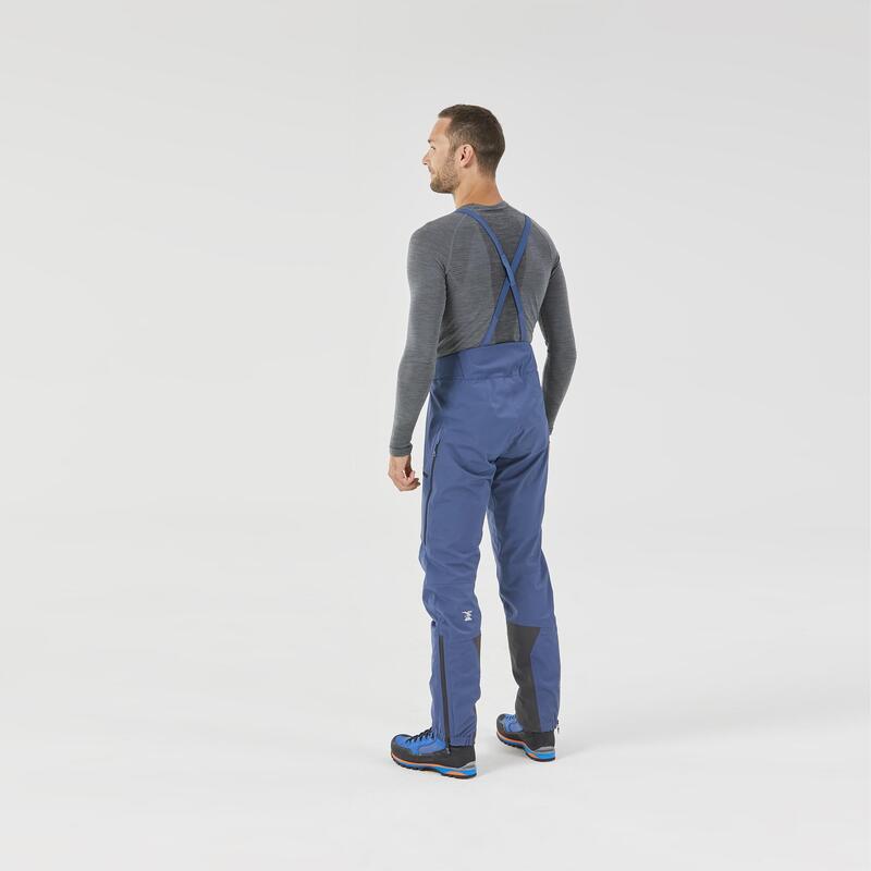 Pantalon imperméable d'alpinisme ICE Homme - Bleu ardoise