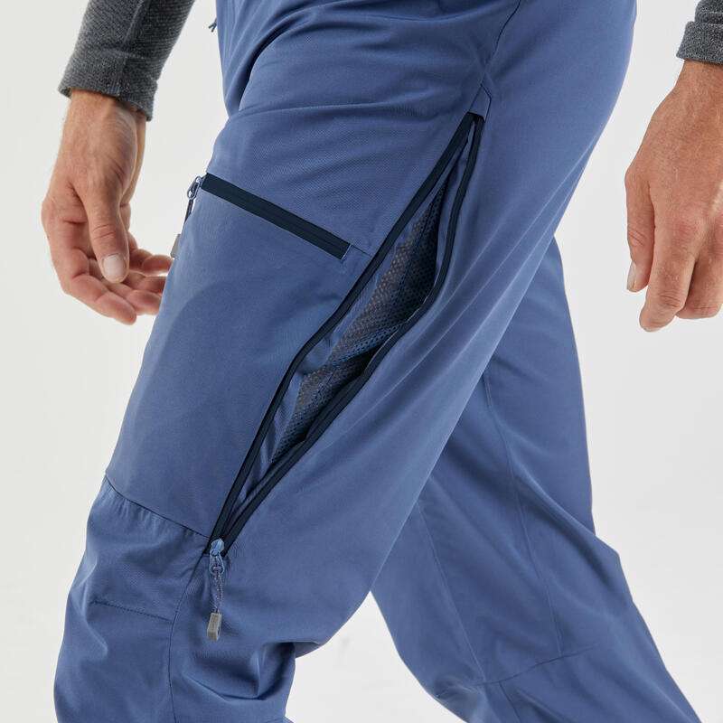 Pantalon imperméable d'alpinisme ICE Homme - Bleu ardoise