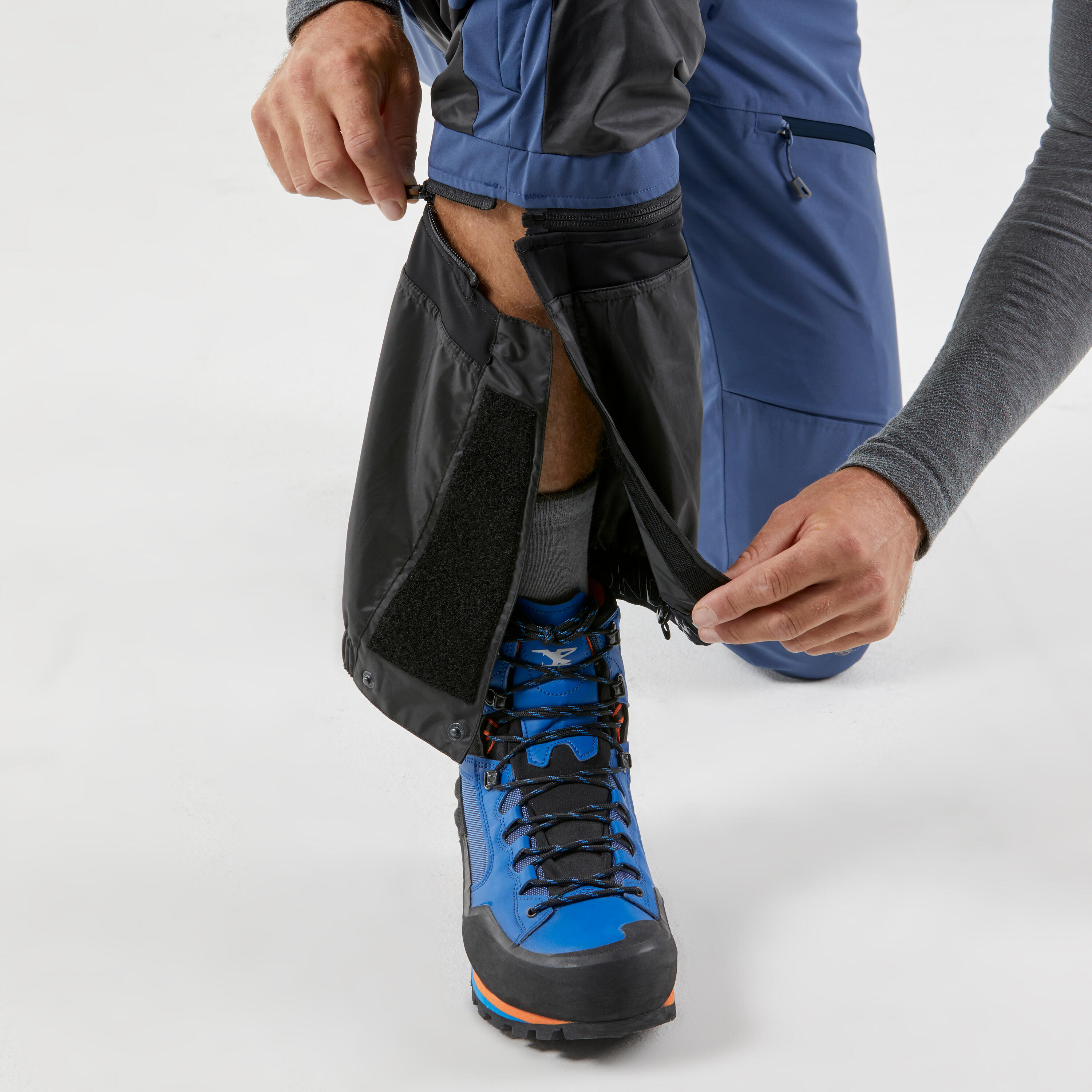 Men's mountaineering waterproof ICE trousers - Slate blue 7/17