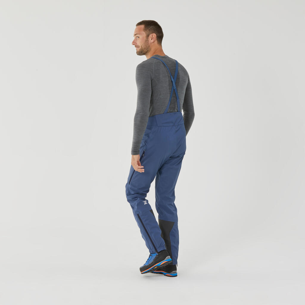 MUŠKE VODOOTPORNE PANTALONE ZA PLANINARENJE ICE - PLAVE